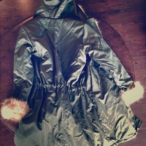 Ivy Love Winter Jacket New Size Medium Green